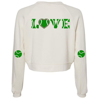 Tennis Love Crossed Racquets Sweatshirt