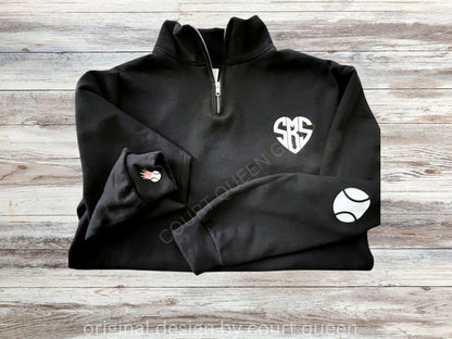 Custom Tennis Crew Shirt Sweatshirt, Personalized Tennis Shirt, Tennis Team, Tennis Gift, Tennis Club