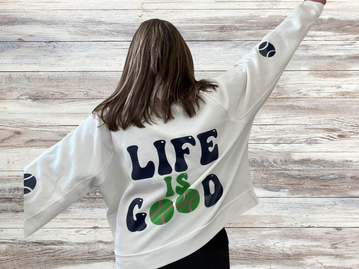 Custom Tennis Crew Shirt Sweatshirt, Personalized Tennis Shirt, Tennis Team, Tennis Gift, Tennis Club