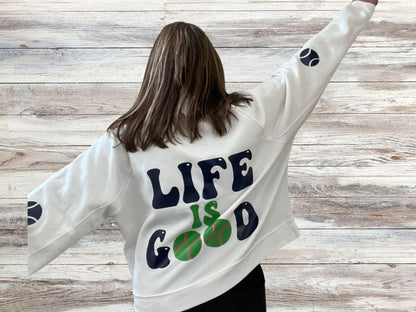 Custom Tennis Crew Shirt Sweatshirt, Personalized Tennis Shirt, Tennis Team, Tennis Gift, Tennis Club