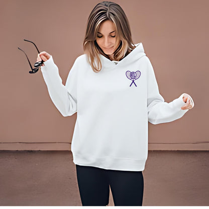 The Court Is My Happy Place" Boyfriend Hoodie