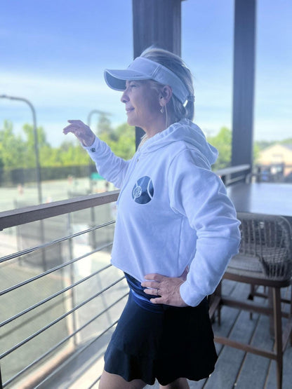 The Court Is My Happy Place" Boyfriend Hoodie