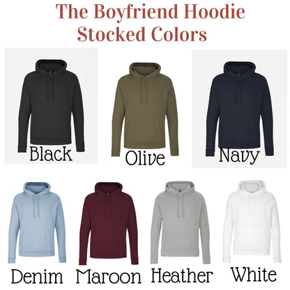 The Court Is My Happy Place" Boyfriend Hoodie