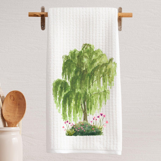 Willow Tree Tea Towel