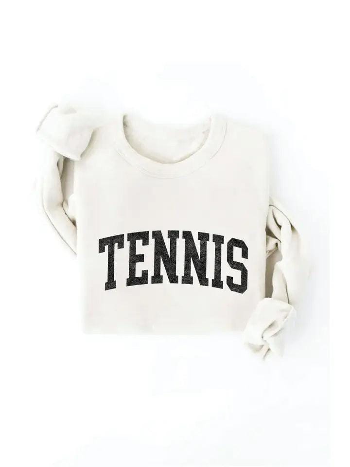 Tennis Graphic Sweatshirt