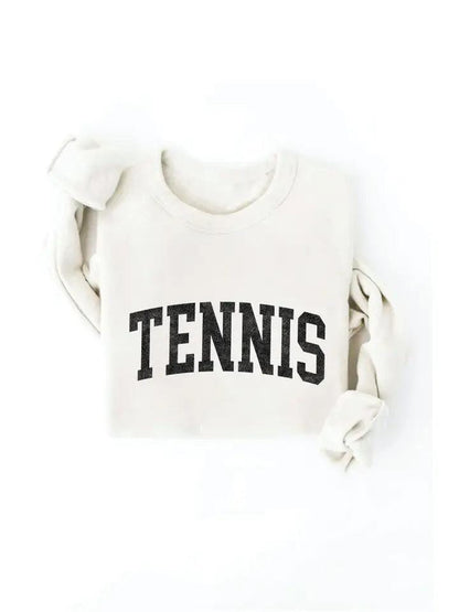 Tennis Graphic Sweatshirt