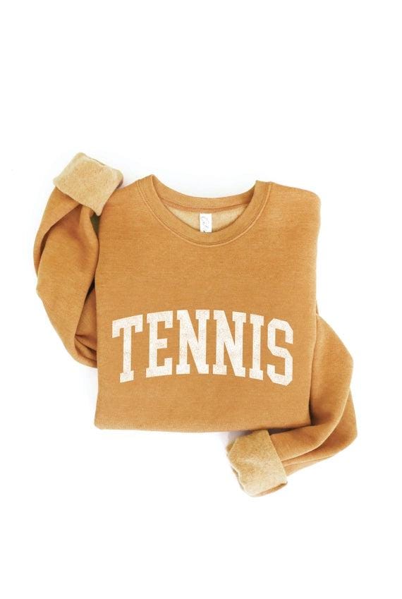 Tennis Graphic Sweatshirt