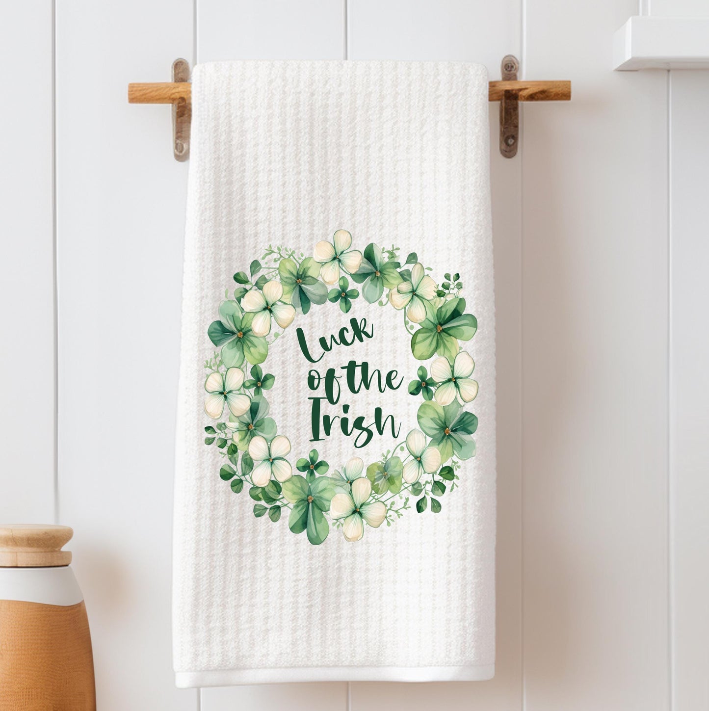 Happy St. Patrick's Day Tea Towel