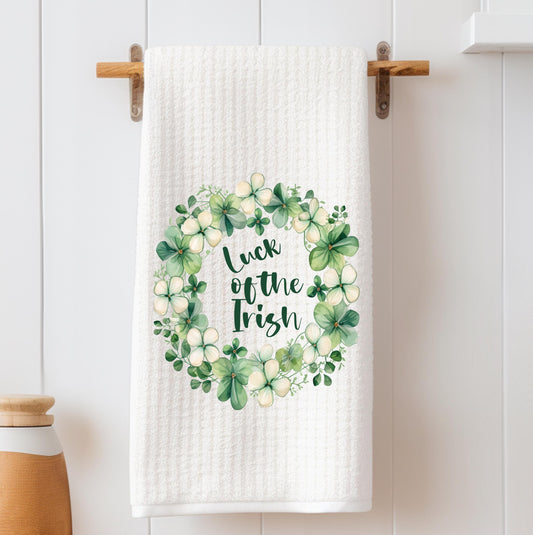 Happy St. Patrick's Day Tea Towel