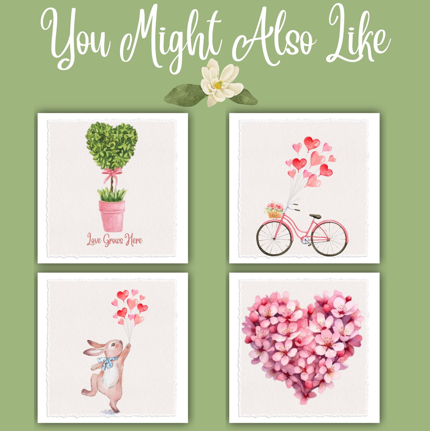 Rose Heart Tea Towel: Shabby Chic Valentine's Kitchen Decor