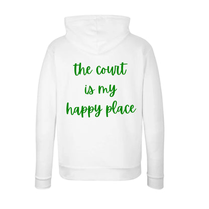 The Court Is My Happy Place" Boyfriend Hoodie