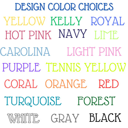 Tennis Sweatshirt: Crossed Racquets & LOVE Graphic, Custom Team Clothing