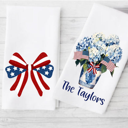 Preppy Patriotic Tea Towel Collection
