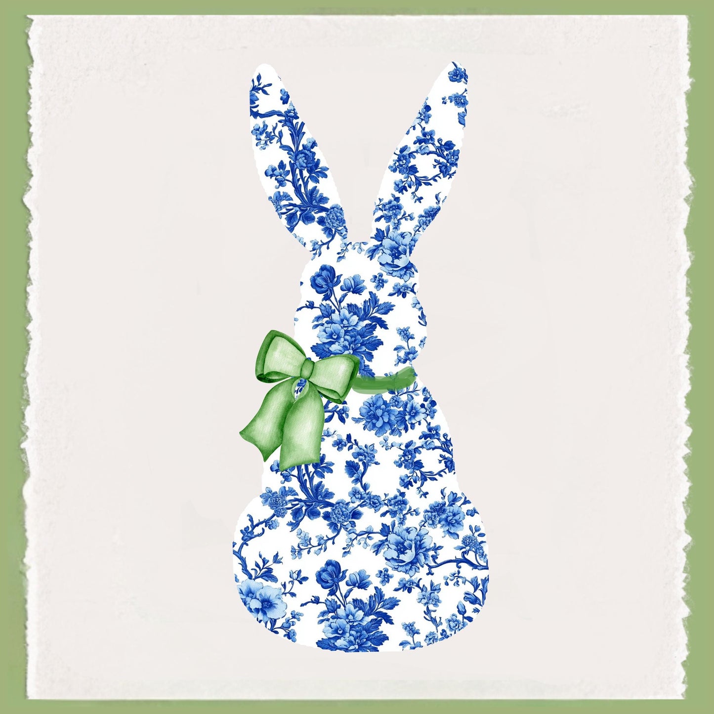 Preppy Chinoiserie Tea Towel