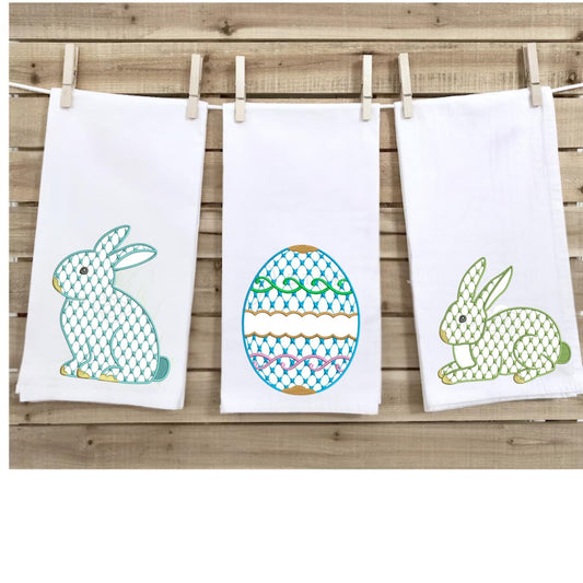 Cloisonne Inspired Bunny & Egg Collection