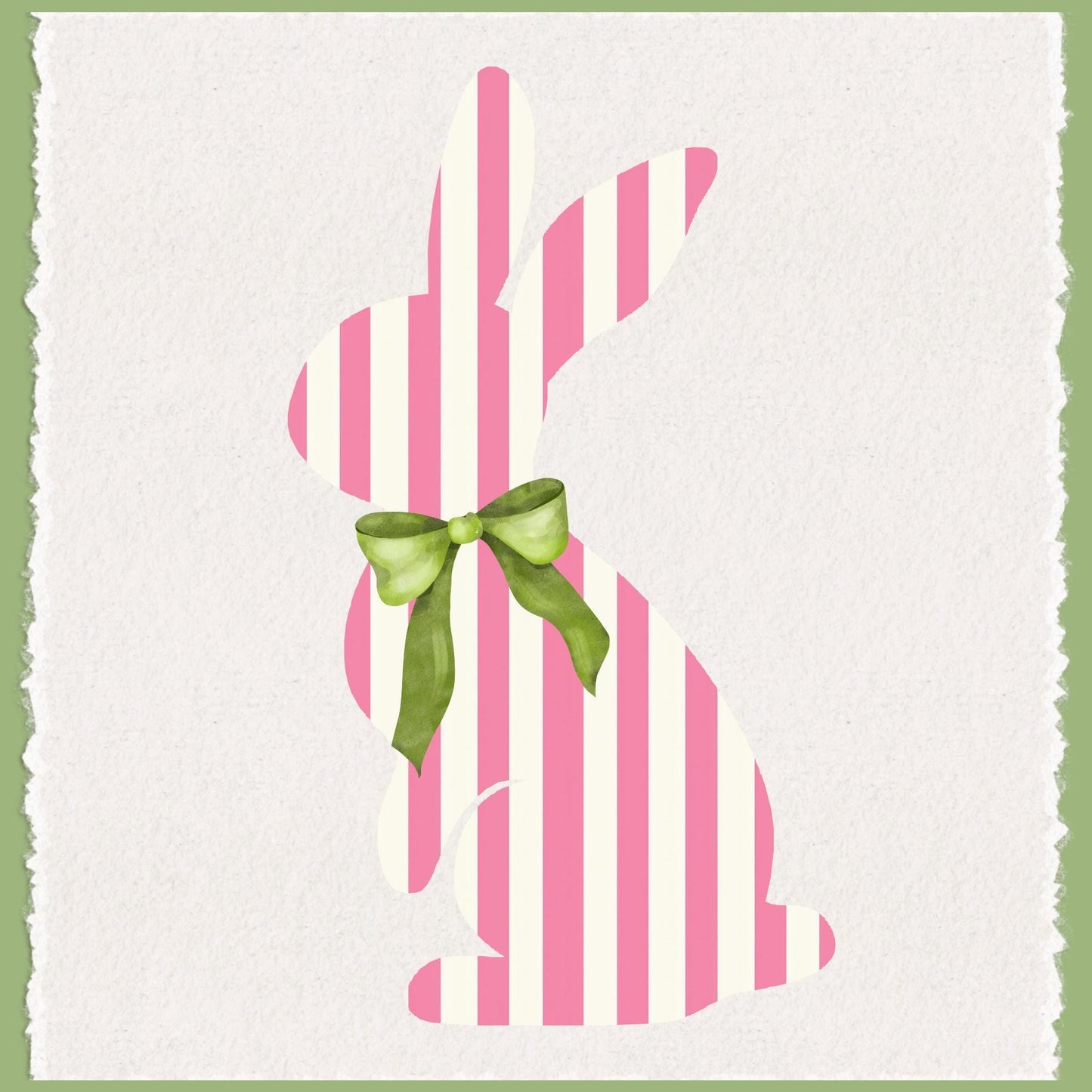 Easter Waffle Weave Tea Towel: Pink Bunny or Floral Egg Topiary