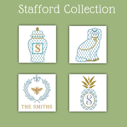 Chinoiserie Coasters: Grand Millennial Set of 4