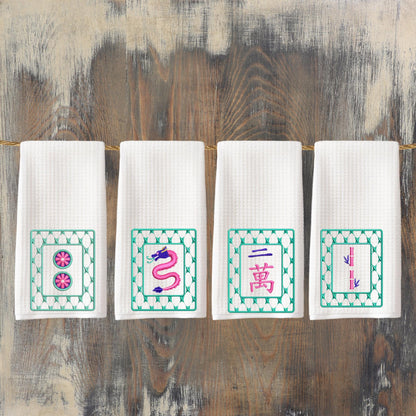 Mahjong Tea Towel Collection
