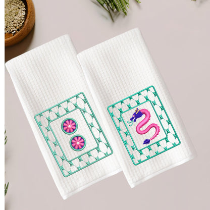 Mahjong Tea Towel Collection