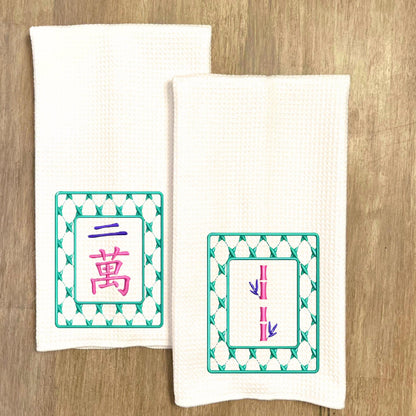 Mahjong Tea Towel Collection