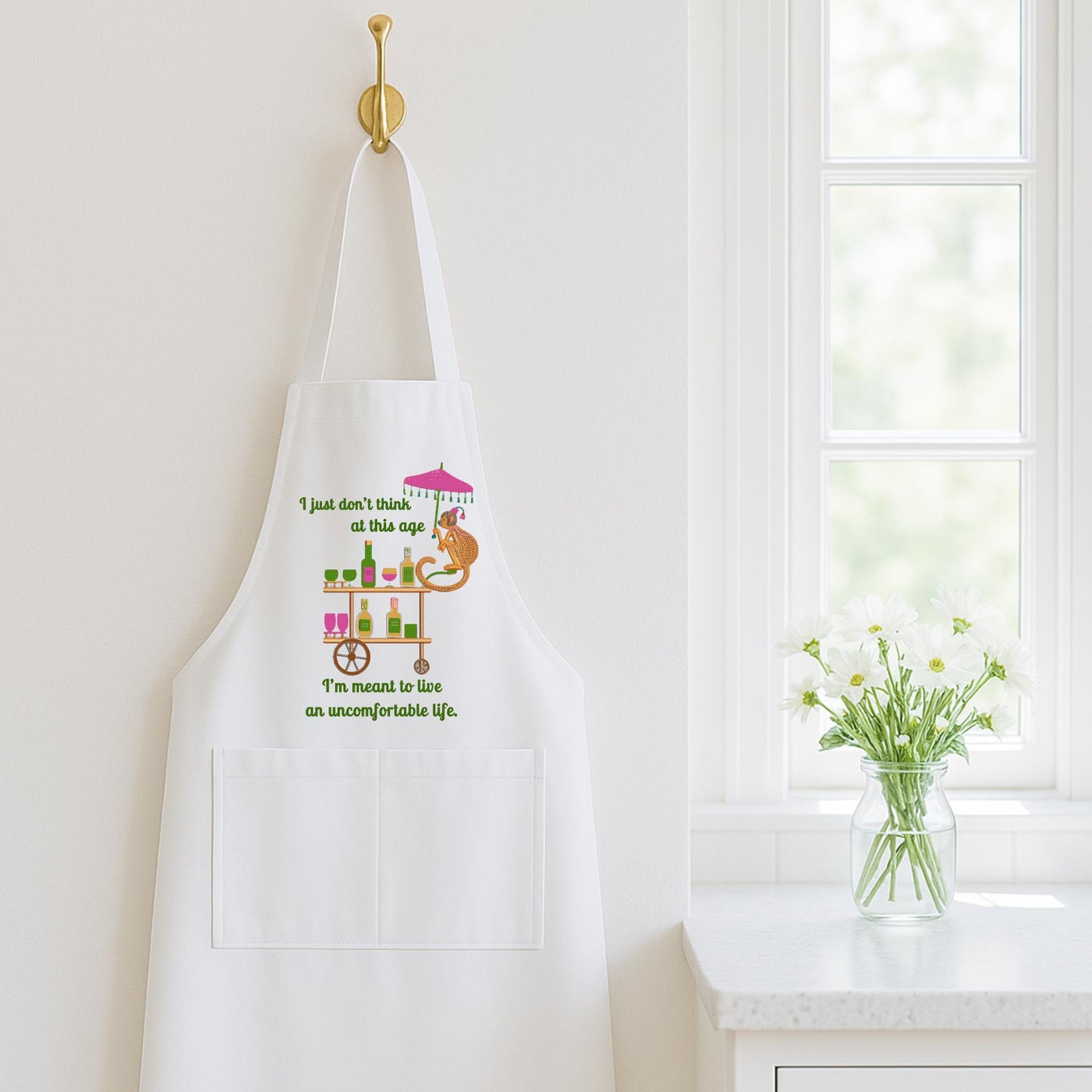 Funny Eastern Themed Lotus Apron