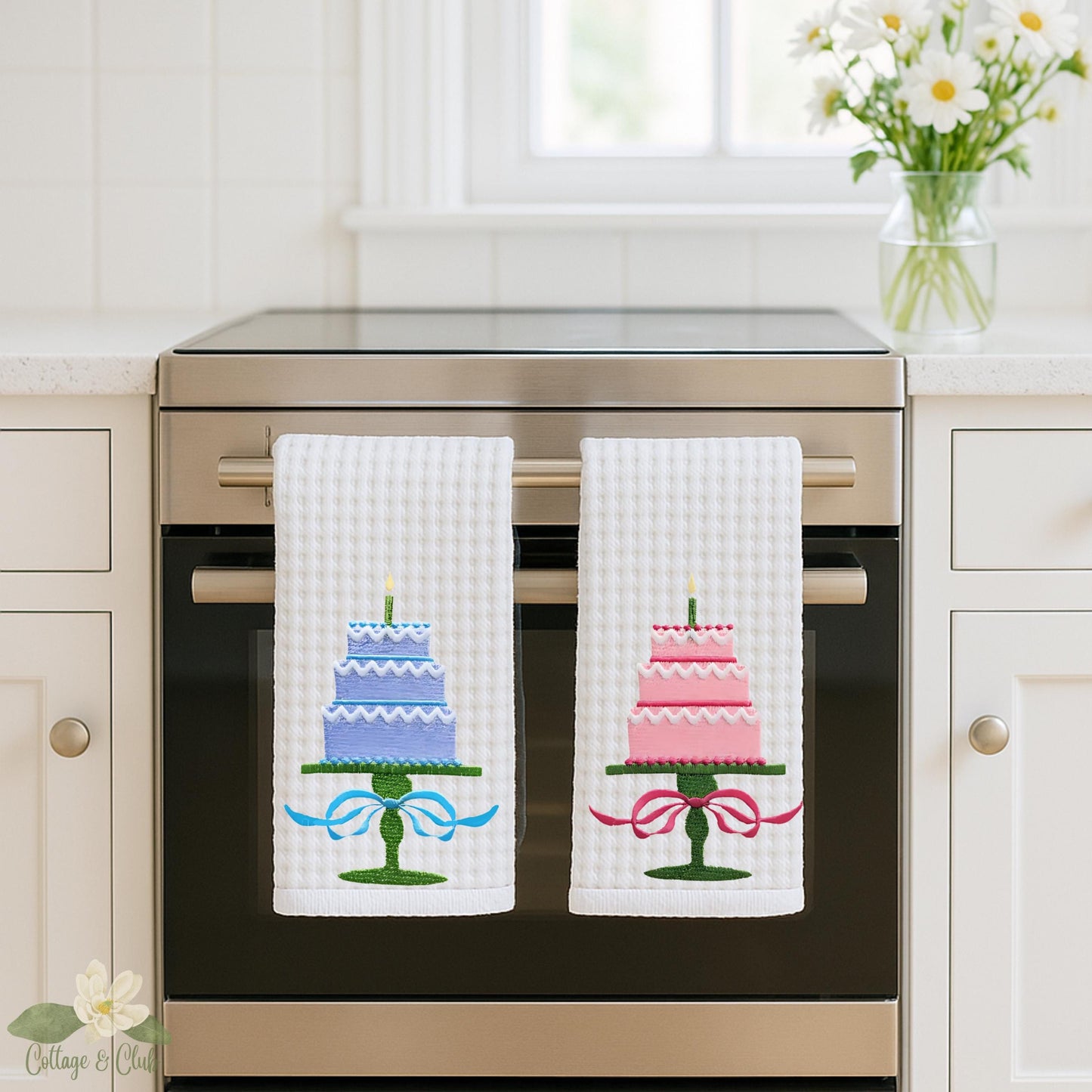 Birthday Cake Tea Towels