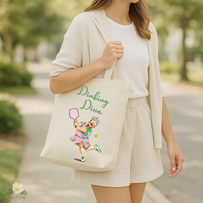 Dinking Diva Pickleball Queen tote