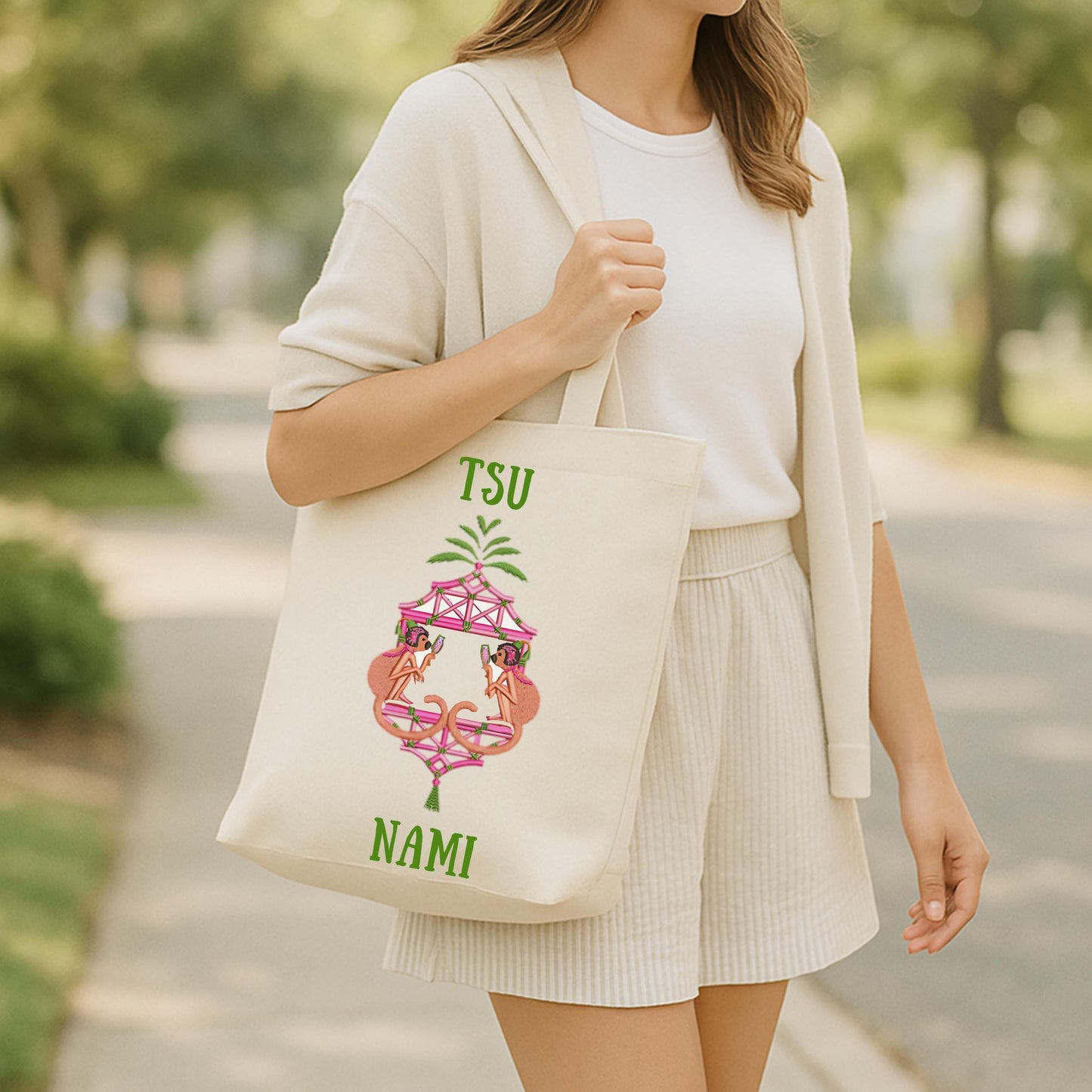 Pink Elephant & Monkey Bar Cart - Piper No!