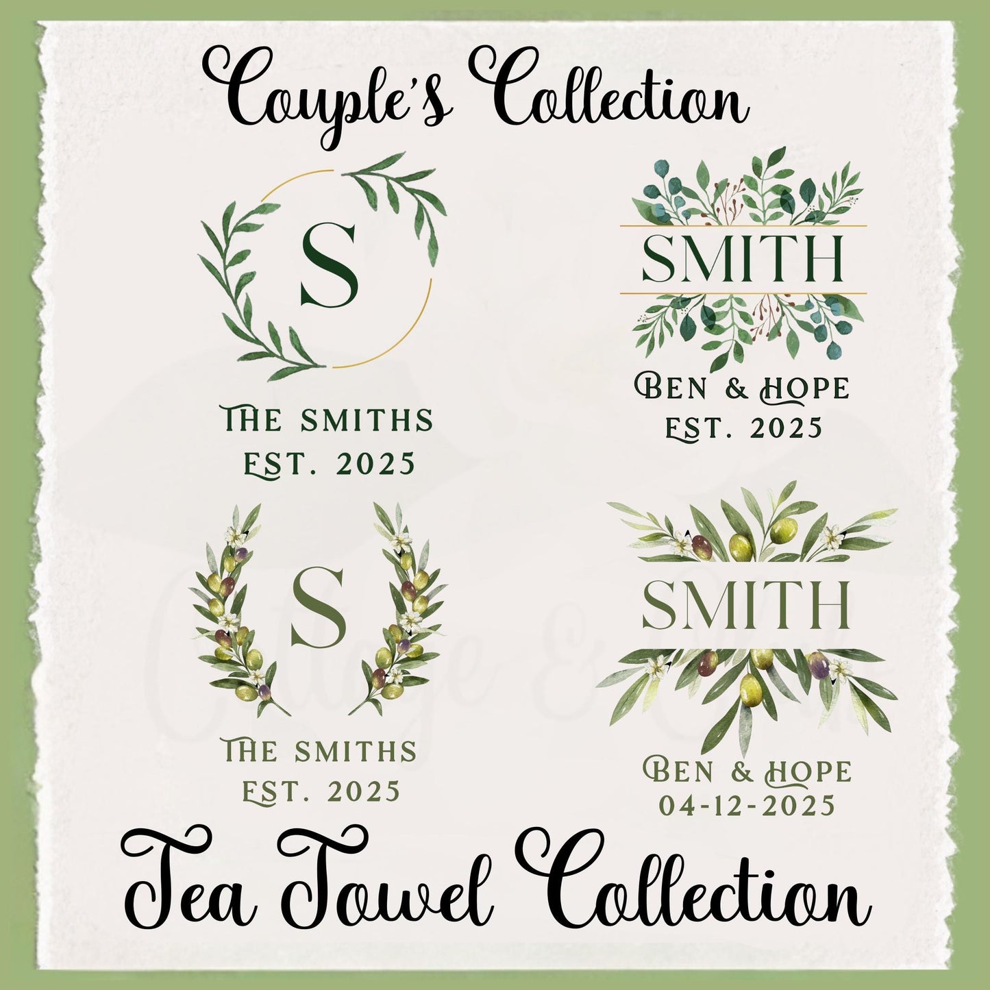 Personalized Tea Towel