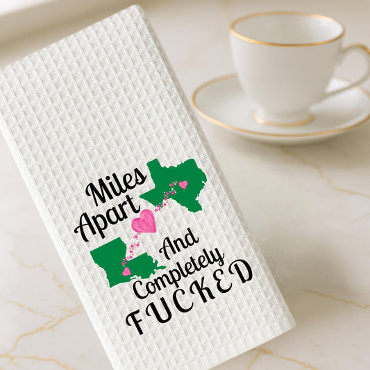 Personalized State to State Dish Towe