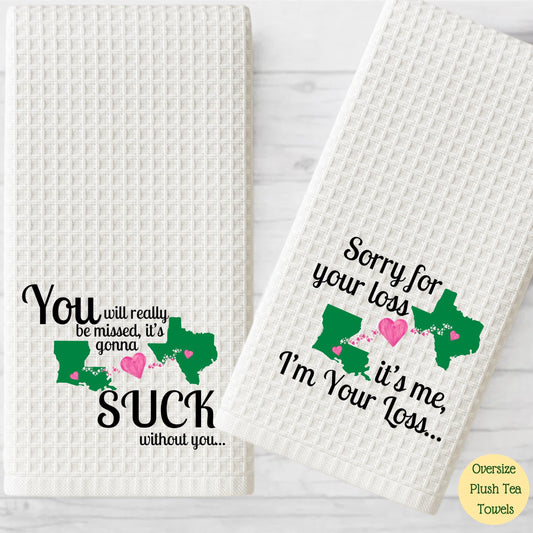 Long Distance Tea Towel Collection