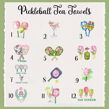 Pickleball Tea Towel