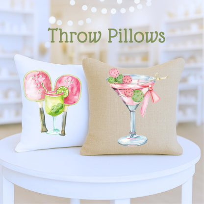 Pickle ball Gift Collection - tea towels, totes, pillows, aprons, coasters and sports towels for pickleball players, coaches and teams
