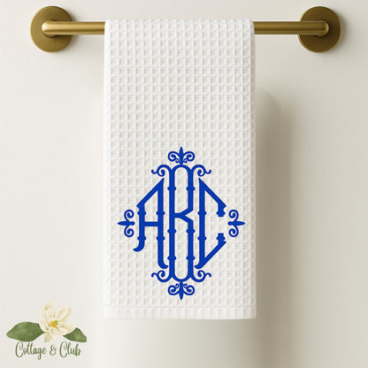 Monogram Tea Towel