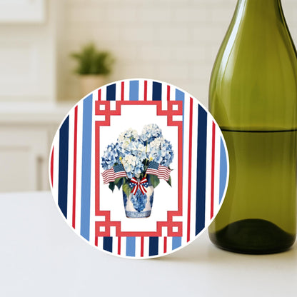 American Flag Drink Coasters Set of 4