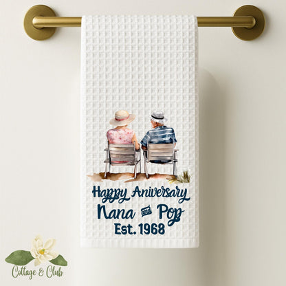 Custom Waffle Weave Tea Towel