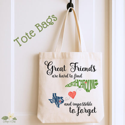 Personalized State to State Gift: Long Distance Friendship Collection