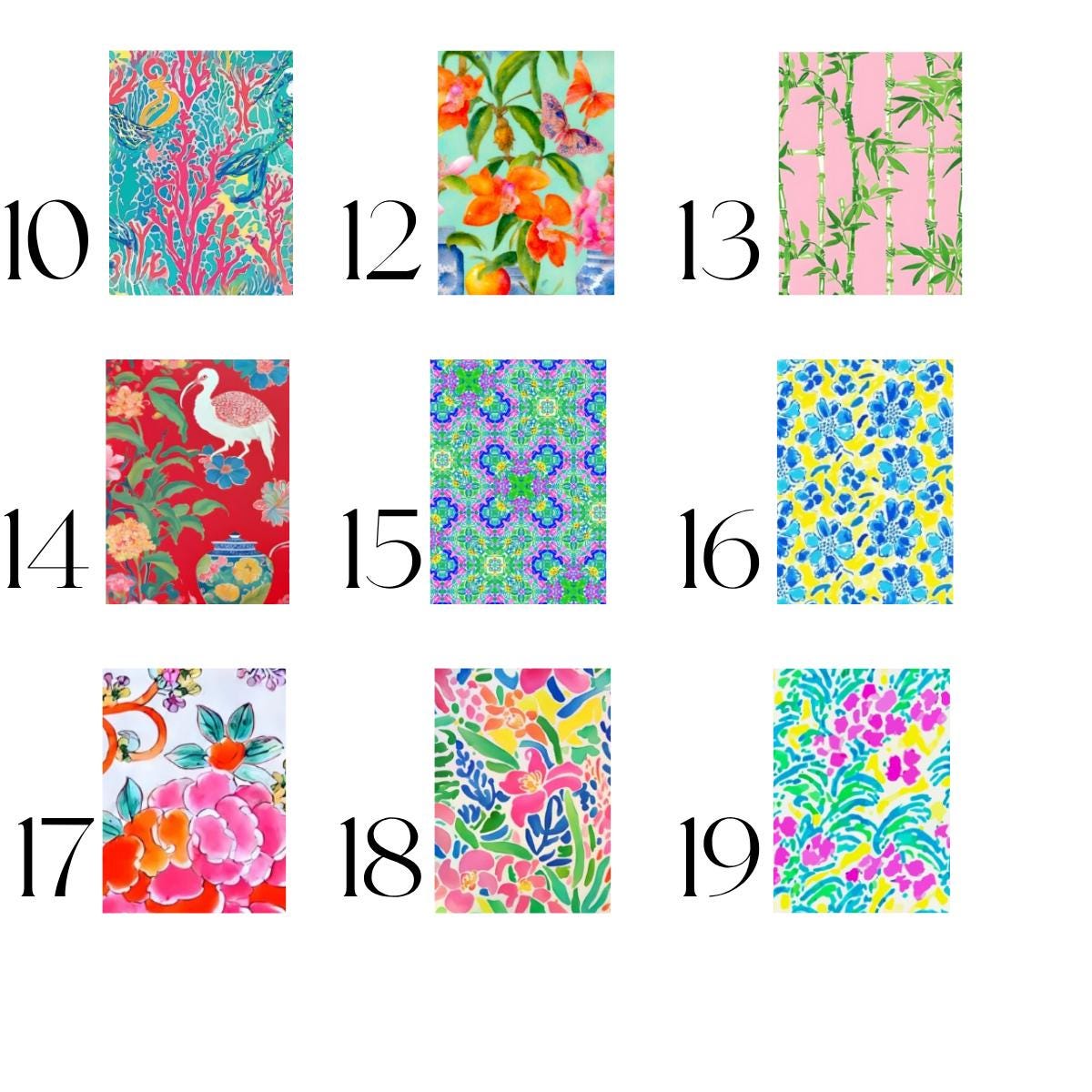 Long Sleeve Monogrammed T-Shirt, Lilly-Inspired Pattern, Preppy Monogram Tee, Personalized Initials Shirt, Southern Style