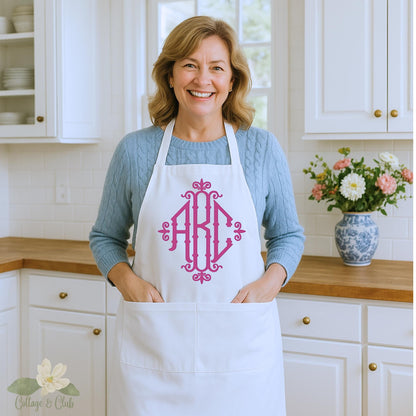 Monogram Apron: Personalized Kitchen Gift