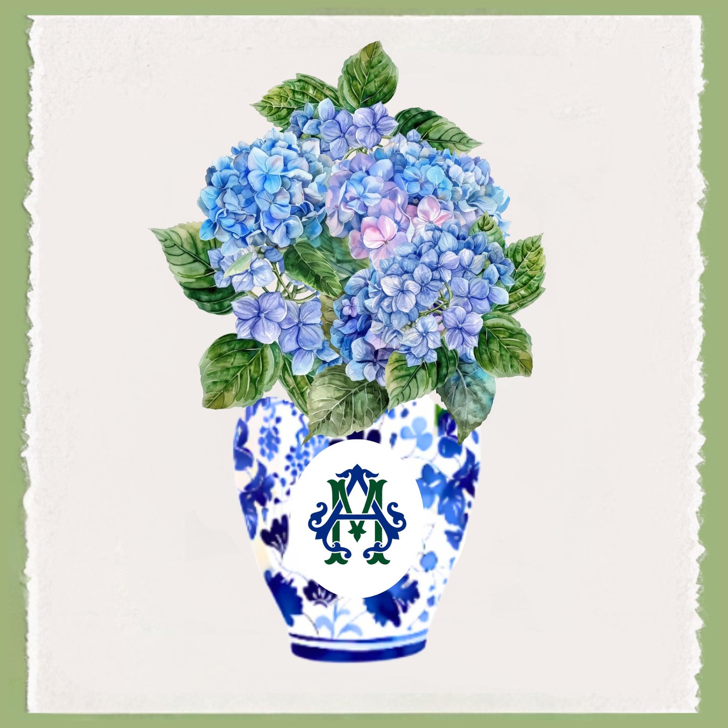 Blue & White Ginger Jar Tea Towels