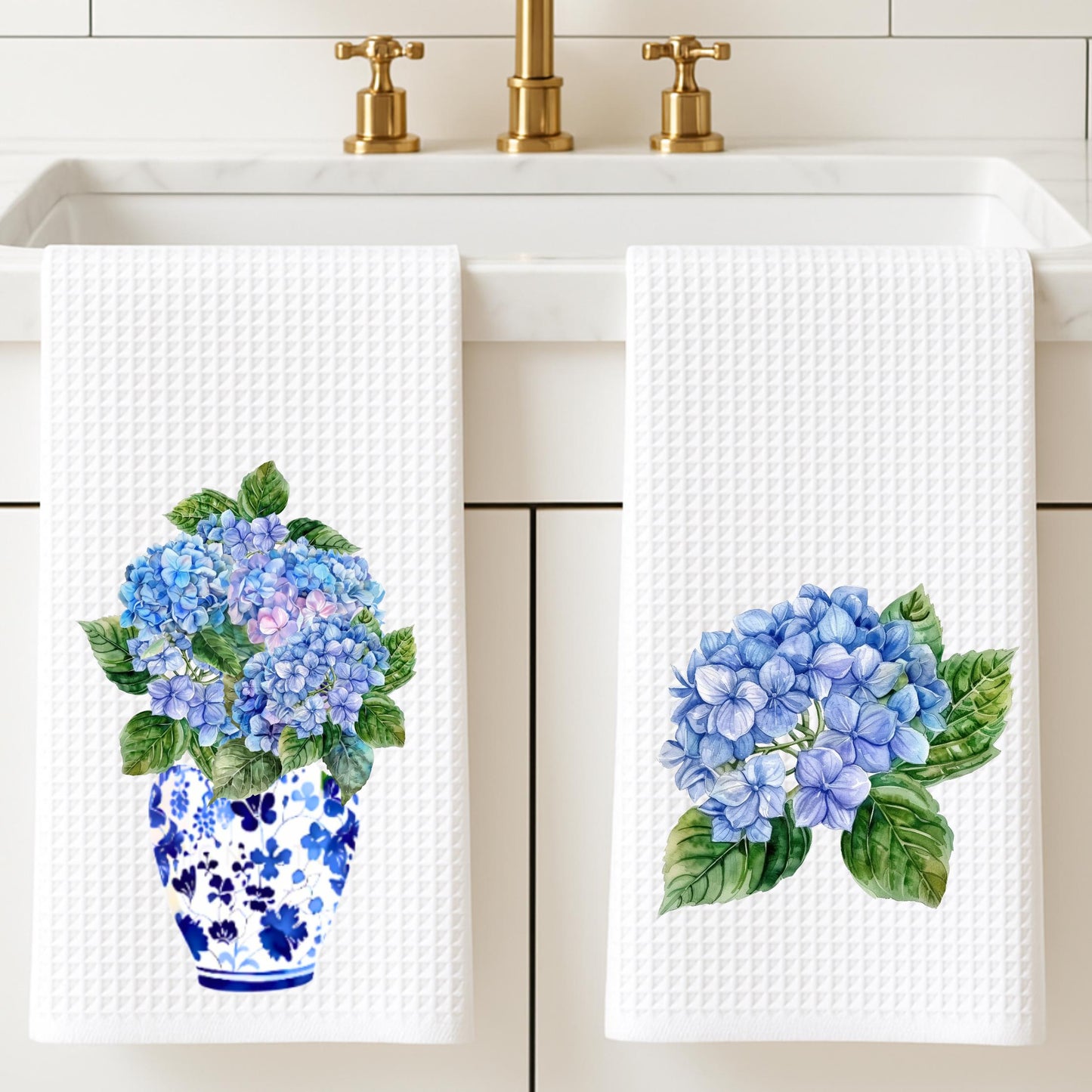 Blue & White Ginger Jar Tea Towels