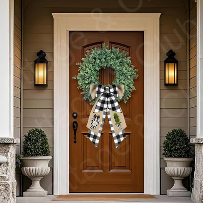 McKenzie Childs Inspired Wreath Sash