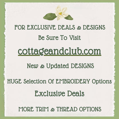 Embroidered Emerald Check Pumpkin Wreath Sash