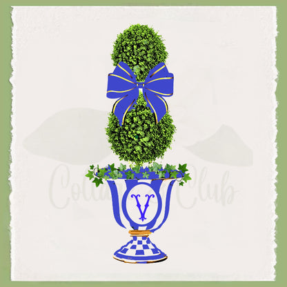 MacKenzie Childs Royal Check Tea Towel