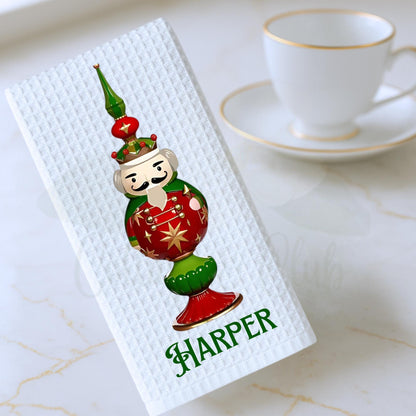 Christmas Topiary Tea Towel
