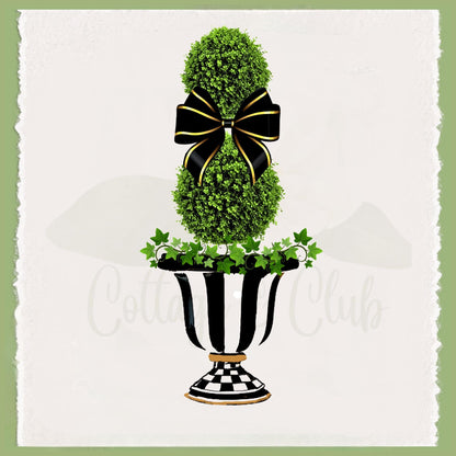 Black & White Checkered Tea Towel: Personalized Kitchen Decor