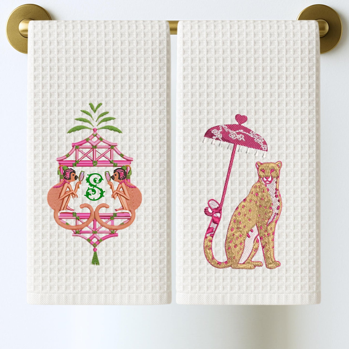 Palm Beach Eastern Animal Tea Towels