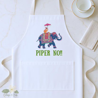 Funny Eastern Themed Lotus Apron