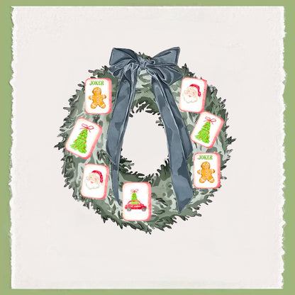 Mahjong Tea Towel Collection | Personalized Kitchen Towels | Grand Millennial Mah Jongg Dish Towels | Housewarming Gift | Home Decor