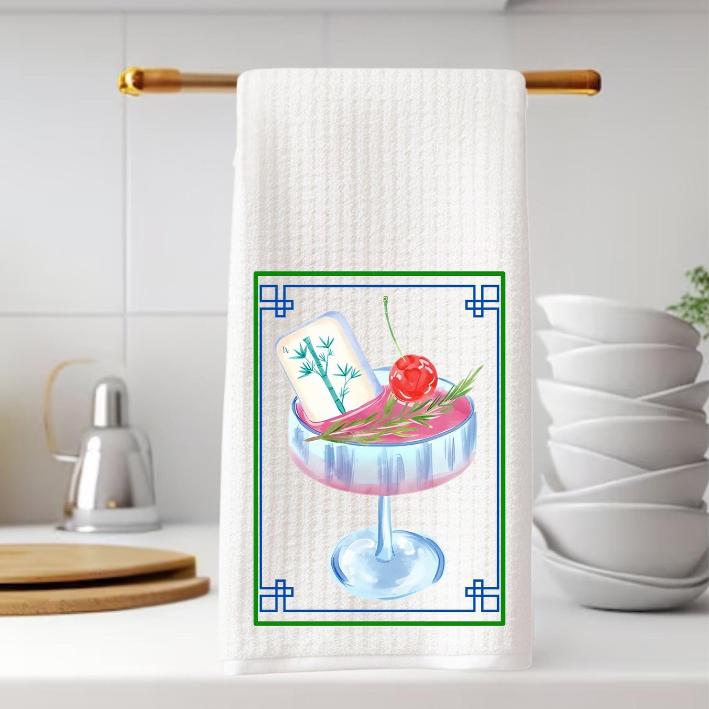 Mahjong Tea Towels